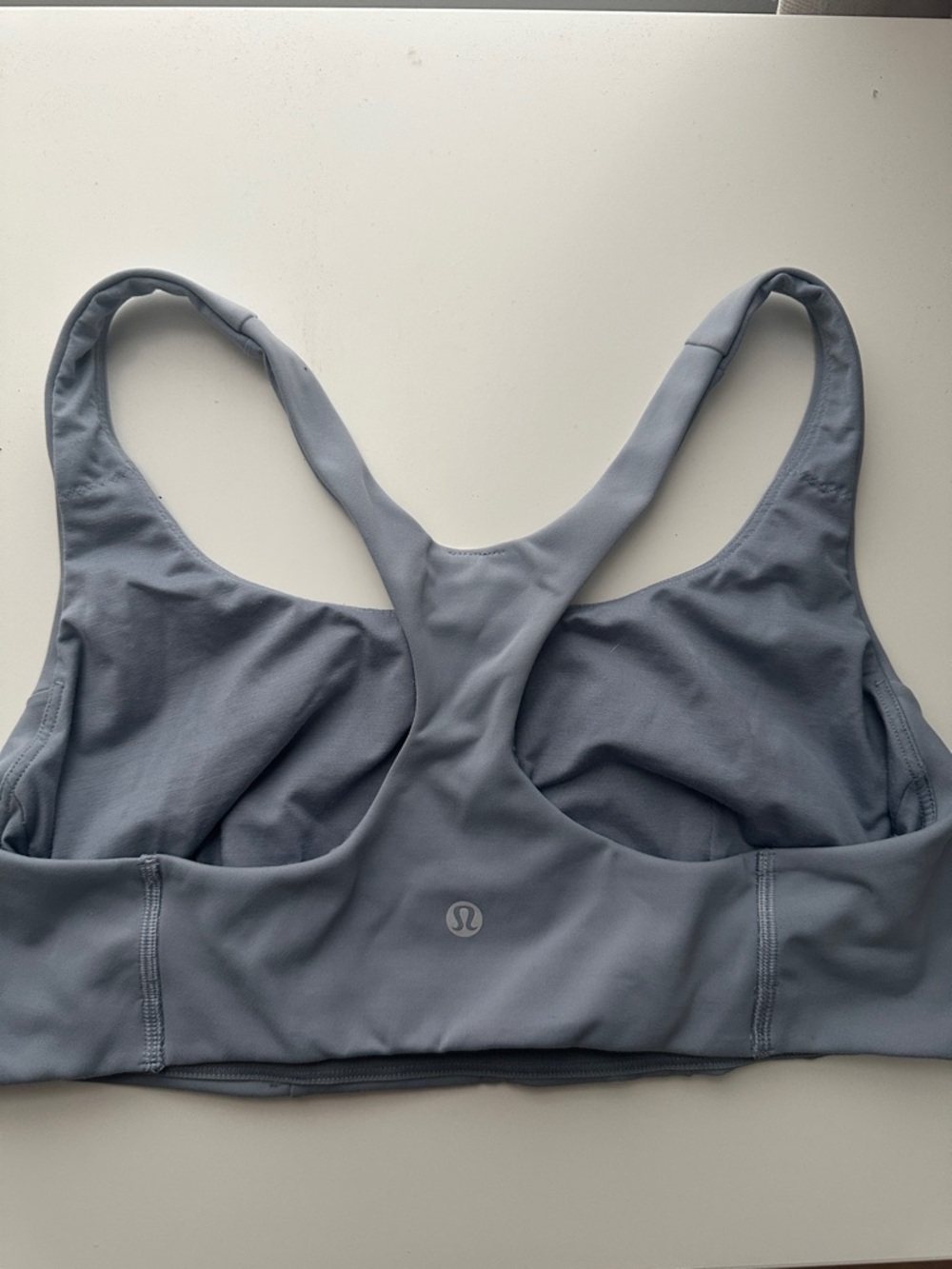 lululemon athletica Dusty Blue Racerback Sports Bra